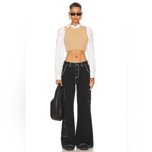Women’s Superdown Black Cargo Jeans